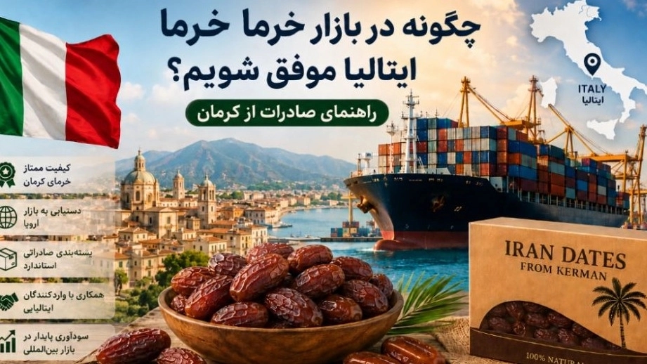 كيف تنجح في سوق التمور الإيطالي؟ دليل التصدير من كرمان
